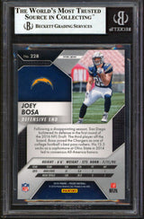 Chargers Joey Bosa Authentic Signed 2016 Panini Prizm #228 RC Card BAS Slabbed 1