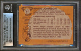 Lakers Magic Johnson HOF 02 Authentic Signed 1981 Topps #21 Card BAS Slabbed 3