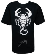 Sting Signed Scorpion Black Wrestling T-Shirt