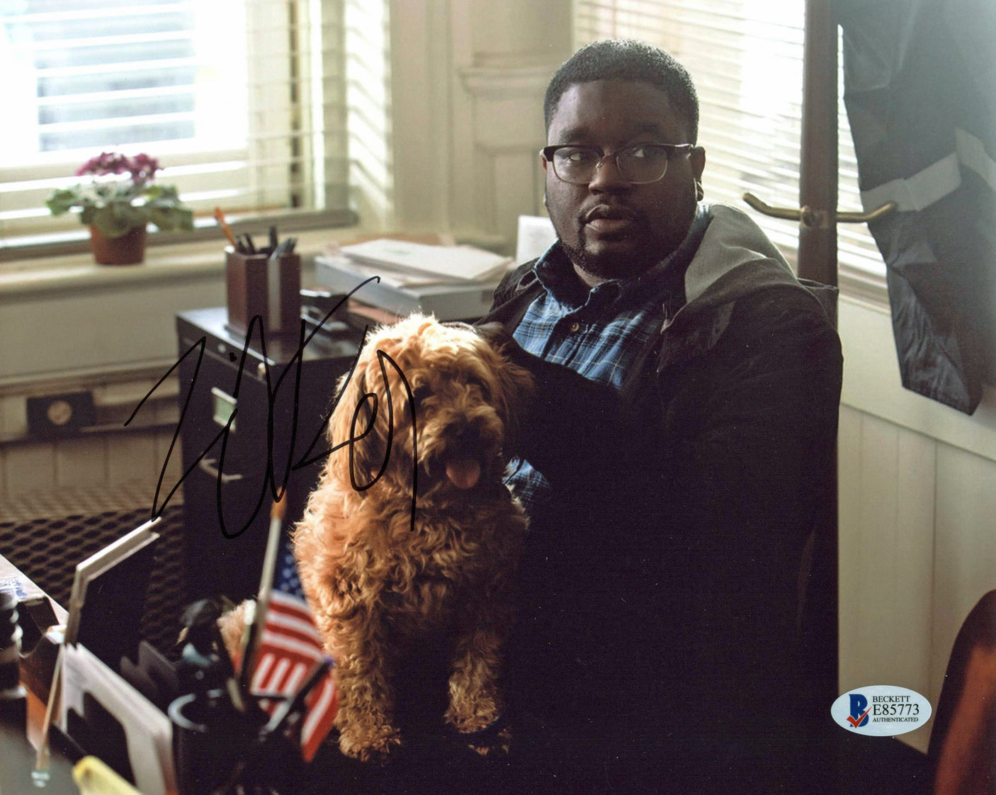 LilRel Howery Get Out Authentic Signed 8x10 Photo Autographed BAS #E85773