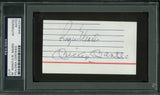 Yankees Mickey Mantle & Roger Maris Signed 2.25x4.15 Cut Signature PSA Slabbed