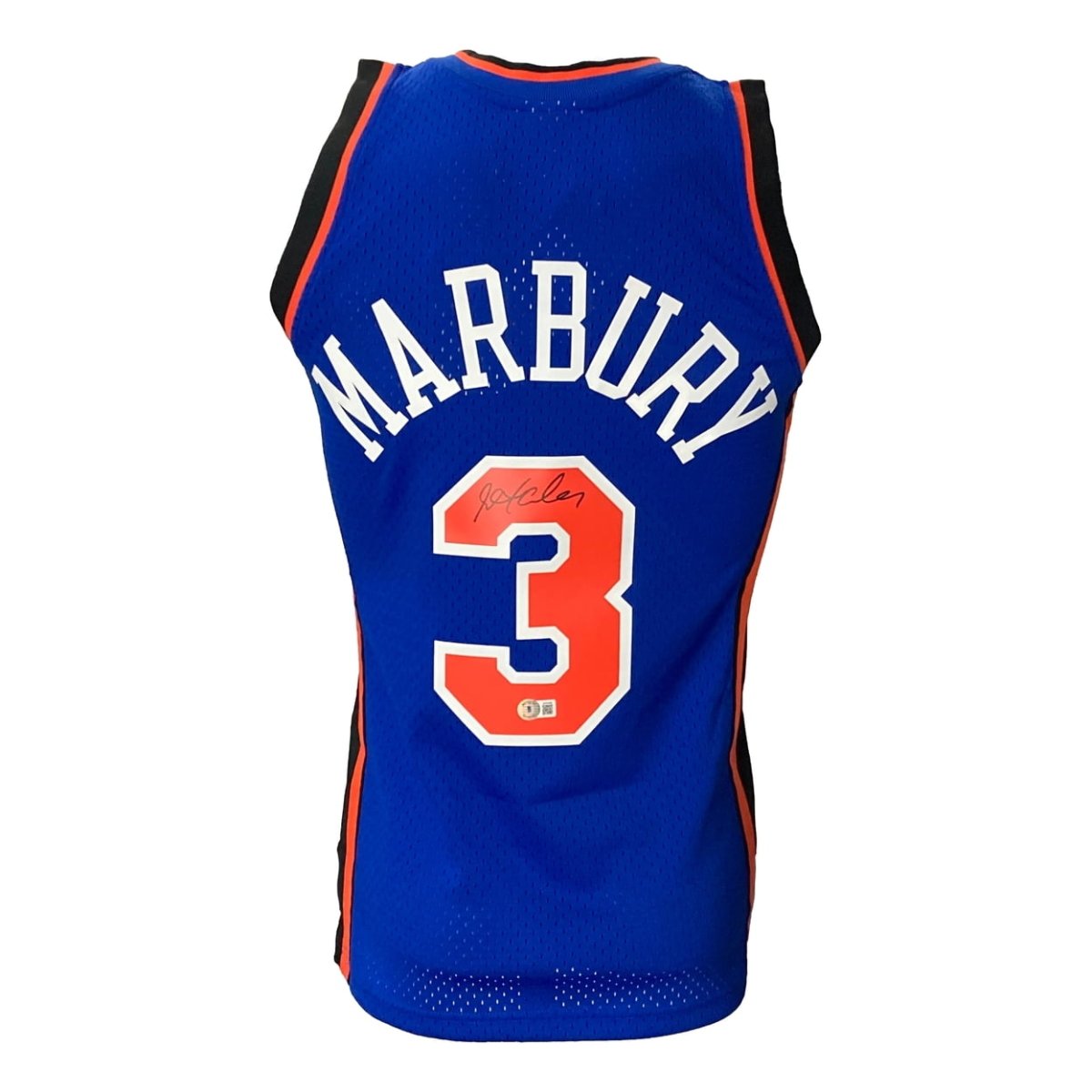 Stephon Marbury Signed New York Knicks 2005/06 M&N HWC Swingman Jersey BAS ITP - Sports Integrity