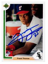 Frank Thomas Signed White Sox 1991 Upper Deck Baseball Card #246