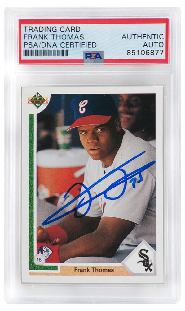 Frank Thomas Signed White Sox 1991 Upper Deck Baseball Card #246 - (PSA/DNA Encapsulated)