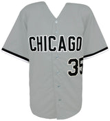 Frank Thomas Signed Grey Custom Jersey