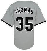 Frank Thomas Signed Grey Custom Jersey