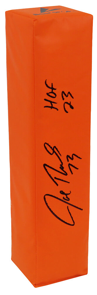 Joe Thomas Signed BSN Orange Football Endzone Pylon w/HOF'23