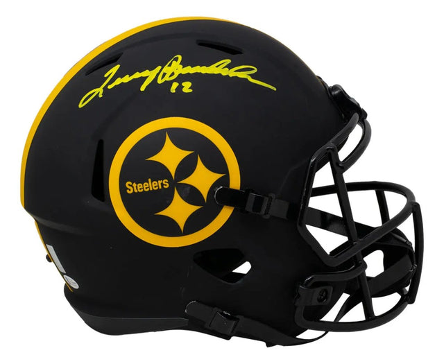 Terry Bradshaw Signed Steelers Full Size Speed Replica Eclipse Helmet BAS - Sports Integrity