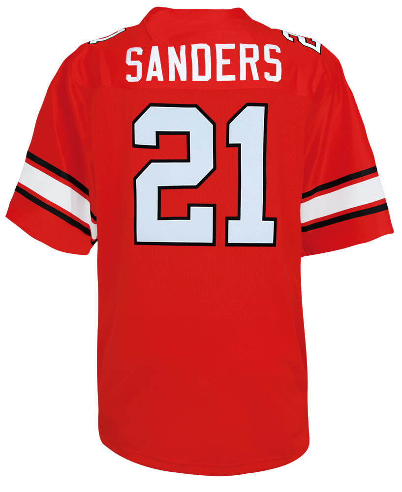 Barry Sanders Oklahoma State Cowboys Retro Brand Orange Throwback College Football Jersey (Size X-Large)