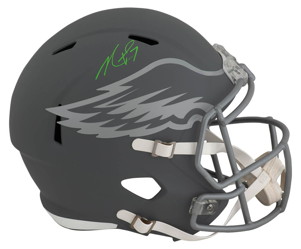 Michael Vick Signed Philadelphia Eagles SLATE Riddell Full Size Speed Replica Helmet