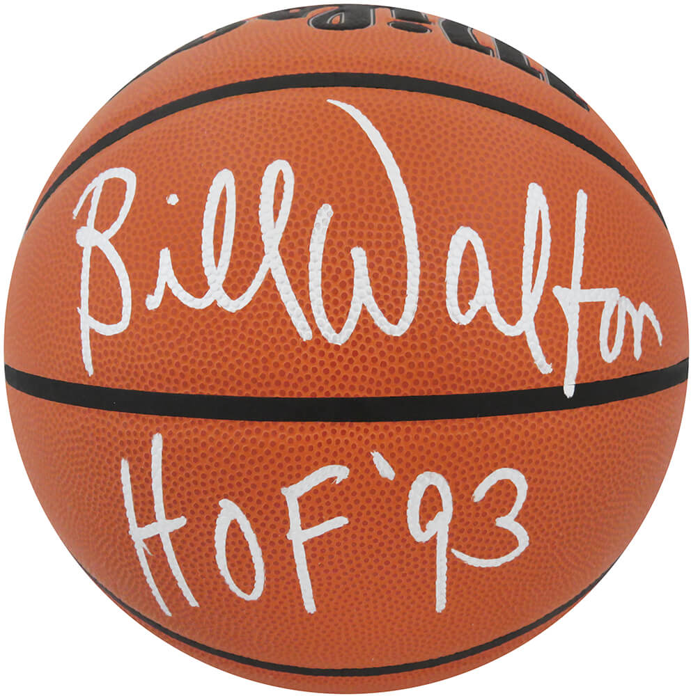 Bill Walton Signed Wilson Indoor/Outdoor NBA Basketball w/HOF'93