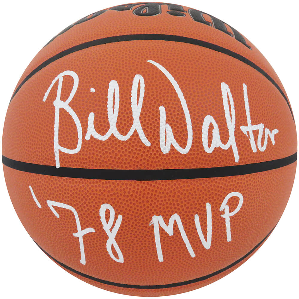 Bill Walton Signed Wilson Indoor/Outdoor NBA Basketball w/78 MVP