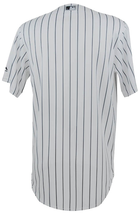 2005 Chicago White Sox Team Signed Chicago White Sox White Pinstripe Majestic Replica Baseball Jersey (18 Signatures)