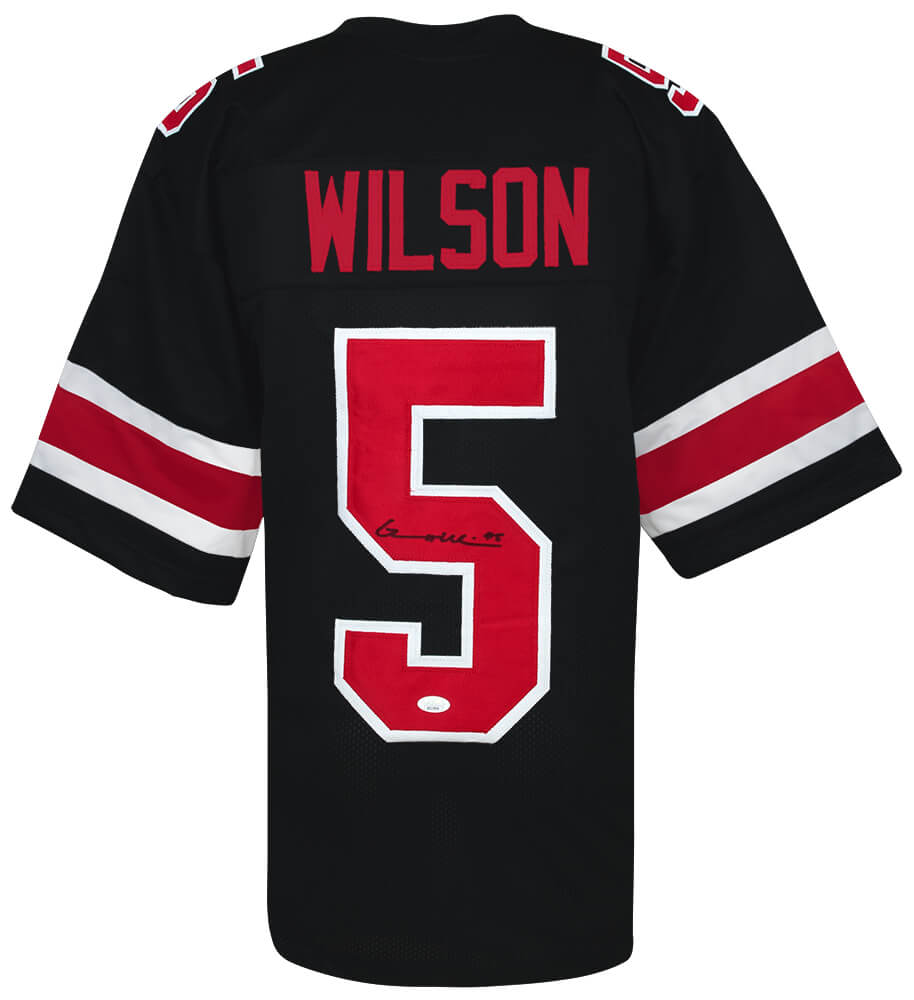 Garrett Wilson Signed Black Custom College Football Jersey - (JSA COA)