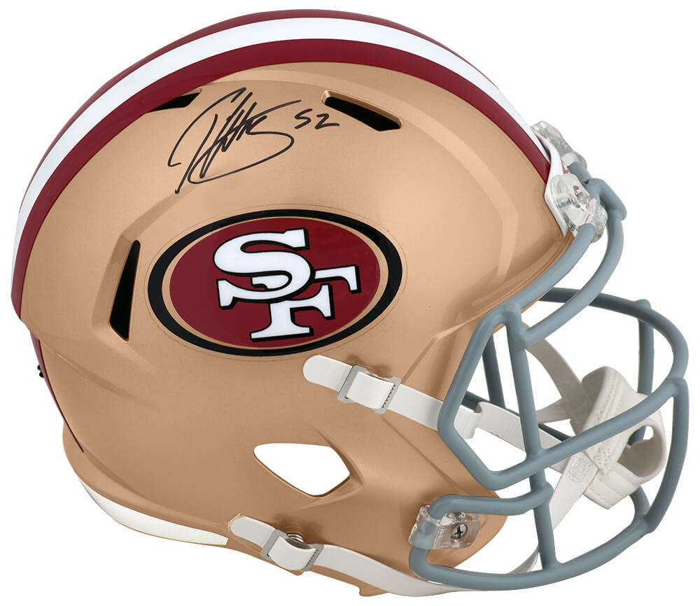 Patrick Willis Signed San Francisco 49ers Riddell Full Size Speed Replica Helmet