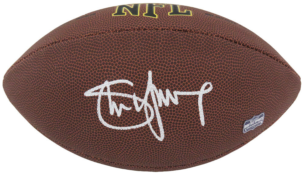 Steve Young Signed Wilson Super Grip Full Size NFL Football