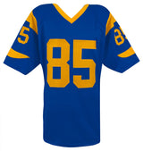 Jack Youngblood Signed Blue & Yellow Throwback Custom Football Jersey w/HF'01