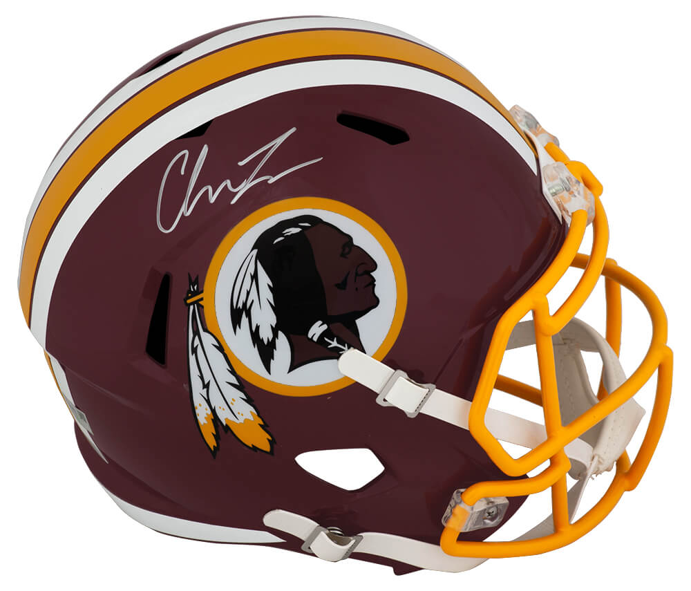 Chase Young Signed Washington Redskins Riddell Full Size Speed Replica Helmet - (Fanatics)