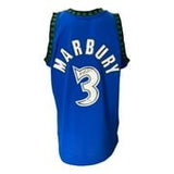 Stephon Marbury Signed Timberwolves 1996/97 M&N HWC Swingman XL Jersey BAS ITP - Sports Integrity