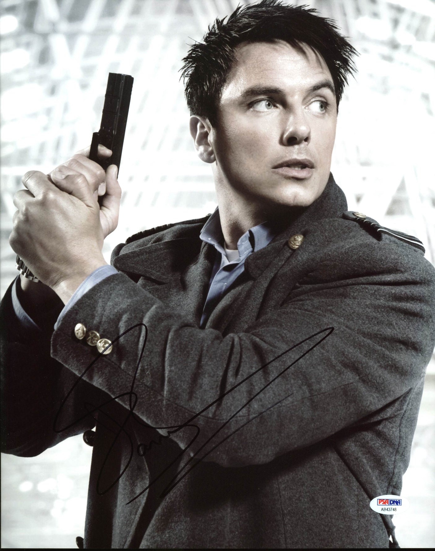 John Barrowman Torchwood Authentic Signed 11X14 Photo PSA/DNA #AB43748