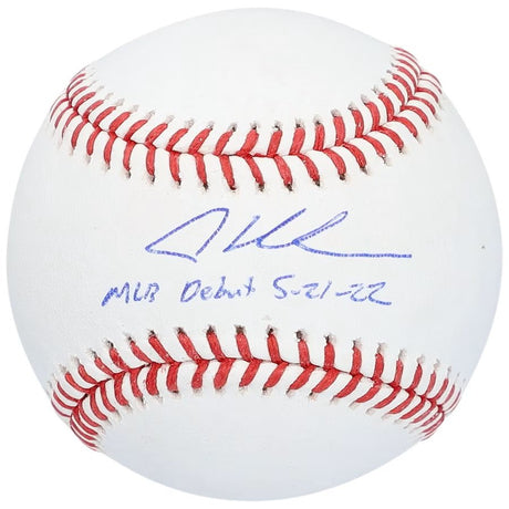 Adley Rutschman Orioles Signed Official MLB Baseball MLB Debut 5 - 21 - 22 Fanatics - Sports Integrity