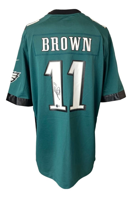 AJ Brown Signed Philadelphia Eagles Nike Game Replica Jersey BAS - Sports Integrity