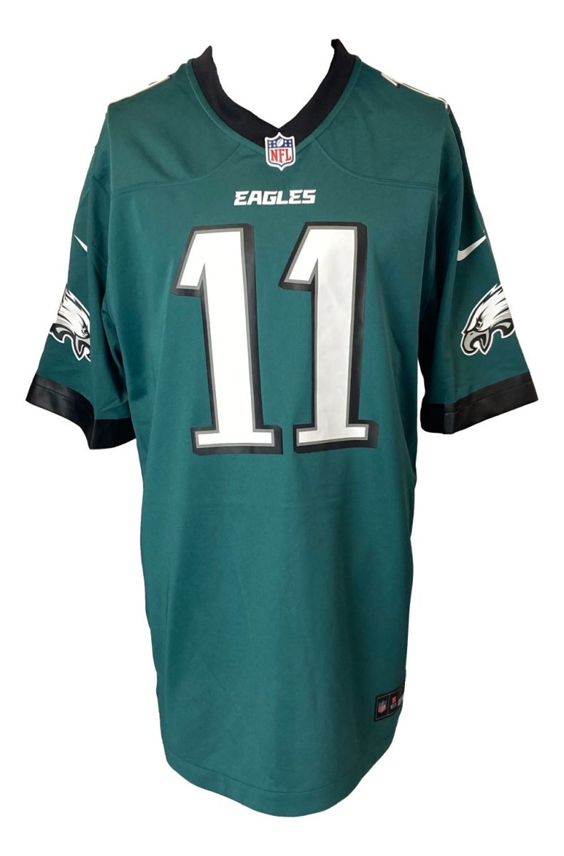 AJ Brown Signed Philadelphia Eagles Nike Game Replica Jersey BAS - Sports Integrity