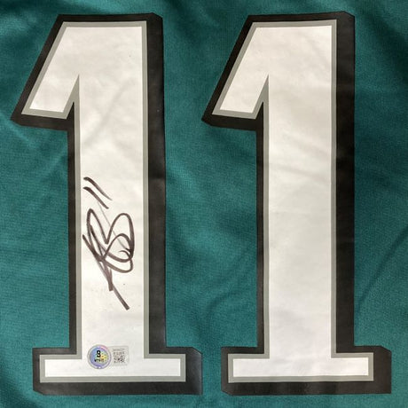 AJ Brown Signed Philadelphia Eagles Nike Game Replica Jersey BAS - Sports Integrity