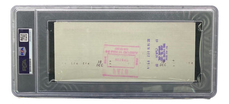 Al Davis Signed Oakland Raiders Bank Check #18043 PSA/DNA Gem MT 10 - Sports Integrity