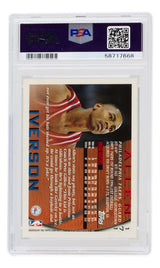 Allen Iverson 1996 Philadelphia 76ers Topps Card #171 PSA NM - MT 8 - Sports Integrity