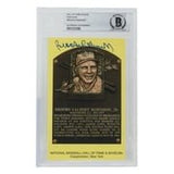 Brooks Robinson Signed Slabbed Orioles Hall of Fame Plaque Postcard BAS 090 - Sports Integrity