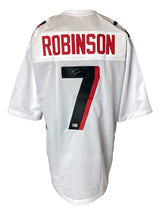 Bijan Robinson Atlanta Signed White Football Jersey BAS - Sports Integrity