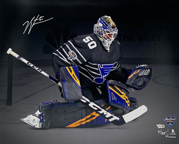 JORDAN BINNINGTON Autographed St. Louis Blues 2020 All-Star Game 16" x 20" Photograph FANATICS Limited to 20