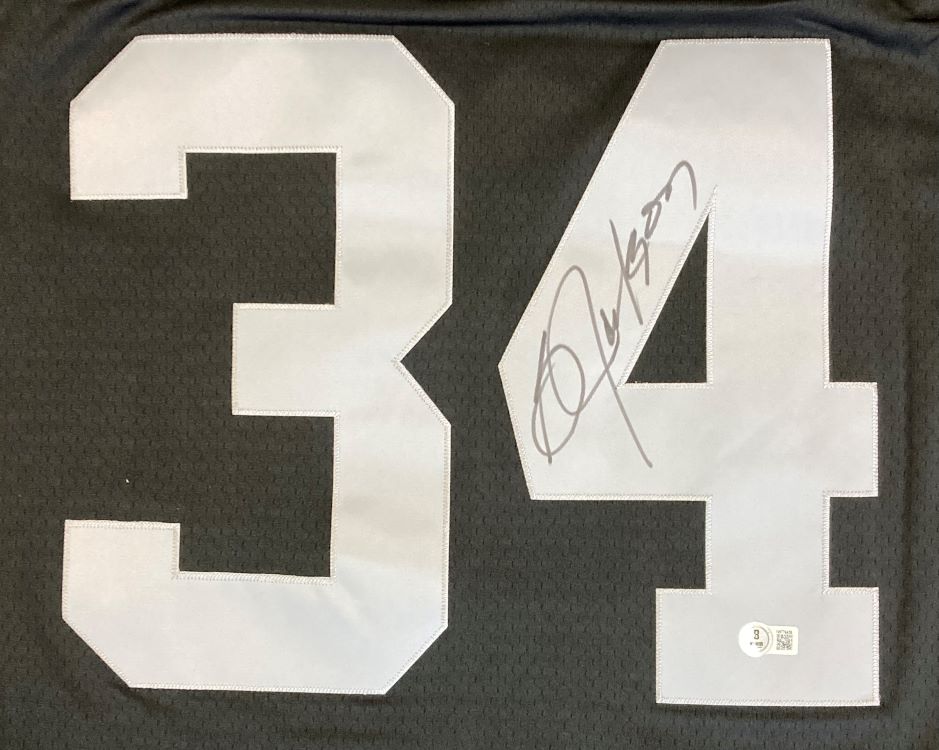 Bo Jackson Signed Oakland Raiders Mitchell & Ness Replica Jersey BAS ITP - Sports Integrity