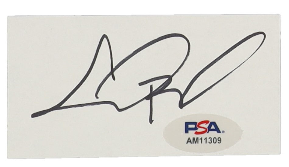 Chris Bosh Miami Heat Signed 2x4 Index Card PSA