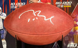 Tom Brady Signed New England Patriots Wilson Duke Football w/ Shadowbox Fanatics - Sports Integrity