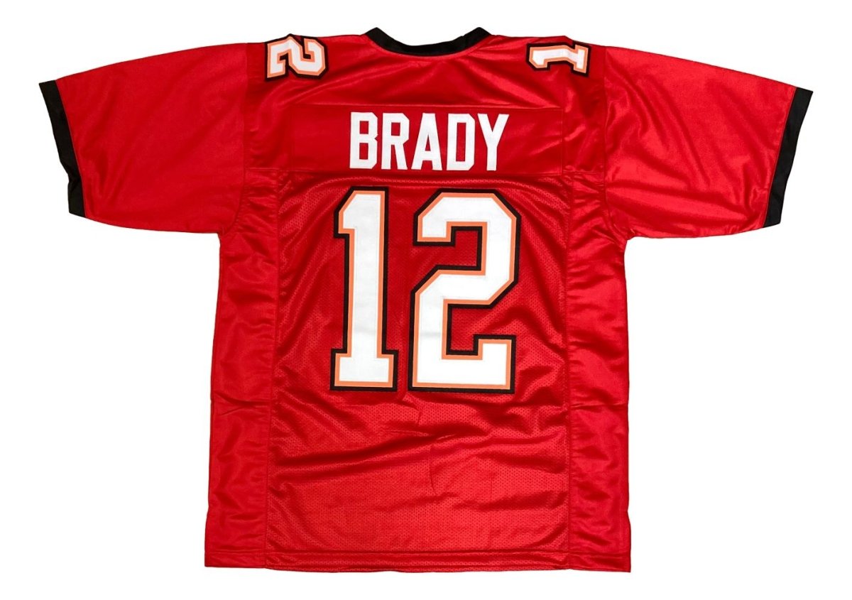 Tom Brady Tampa Bay Red Football Jersey - Sports Integrity