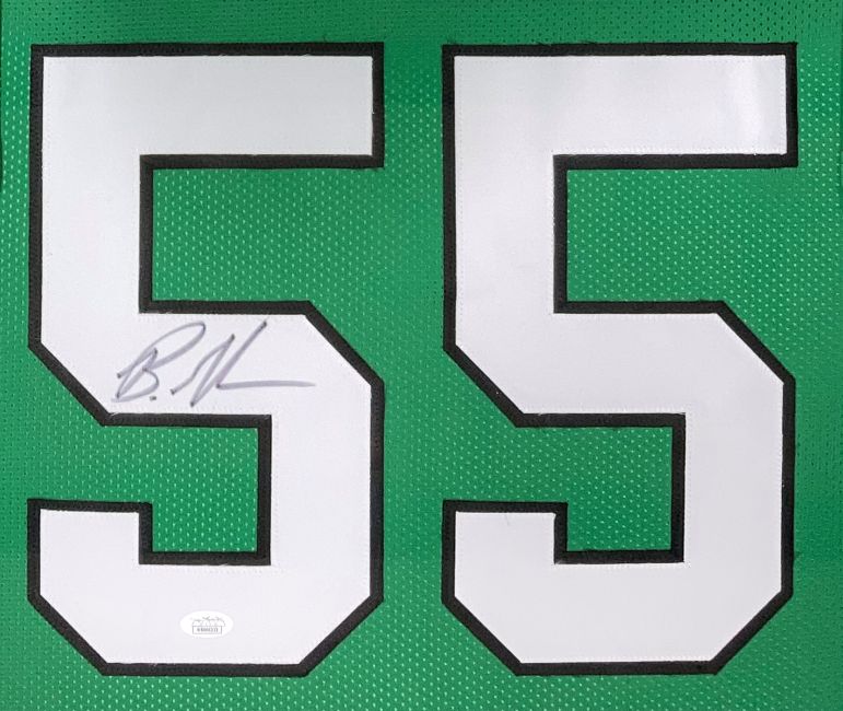 Brandon Graham SB 59 Champ Philadelphia Signed Framed Kelly Green Jersey JSA