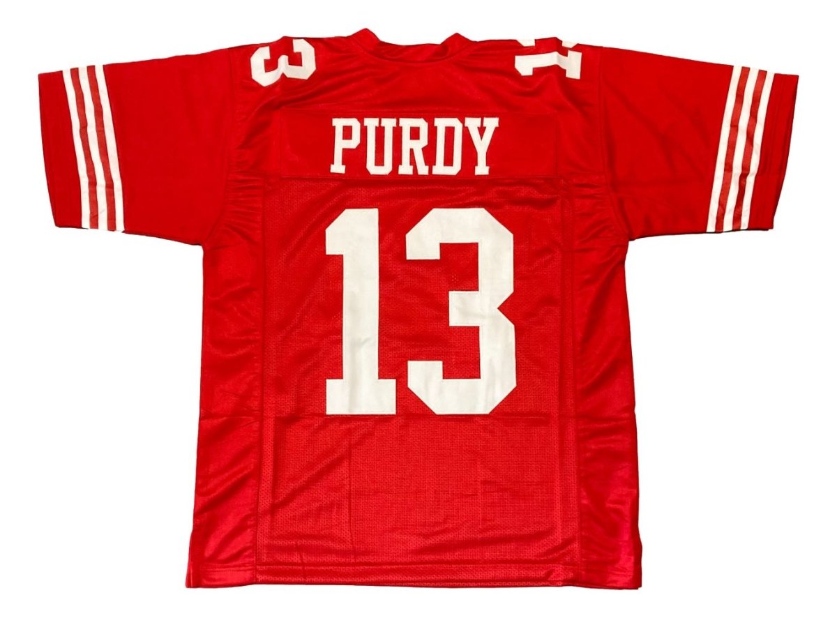 Brock Purdy San Francisco Red Football Jersey - Sports Integrity