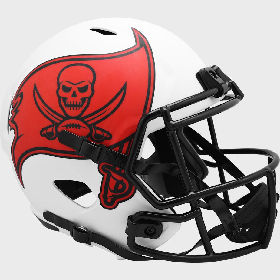 Tampa Bay Buccaneers Full Size Lunar Eclipse Replica Speed Helmet - Sports Integrity