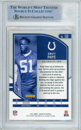 2021 Absolute Football #150 Kwity Paye RC Indianapolis Colts BAS Autograph 10