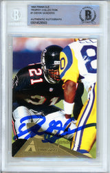 1994 Pinnacle Trophy Collection #1 Deion Sanders Atlanta Falcons BAS Auto 10