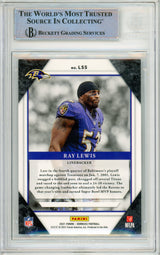 2021 Donruss The Legends Series #5 Ray Lewis Ravens BAS Autograph 10