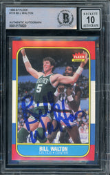 1986-87 Fleer #119 Bill Walton Boston Celtics BAS Autograph 10