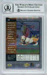 1996 Upper Deck SP #126 Mike Alstott Buccaneers BGS Autograph 10