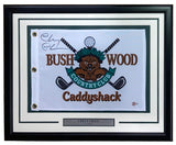 Chevy Chase Signed Framed Caddyshack Bushwood Golf Flag BAS - Sports Integrity