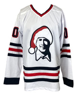 Chevy Chase Signed Lampoons Christmas Vacation White Griswold Jersey BAS - Sports Integrity