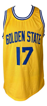 Chris Mullin Golden State Signed Yellow Basketball Jersey HOF 2011 TriStar - Sports Integrity