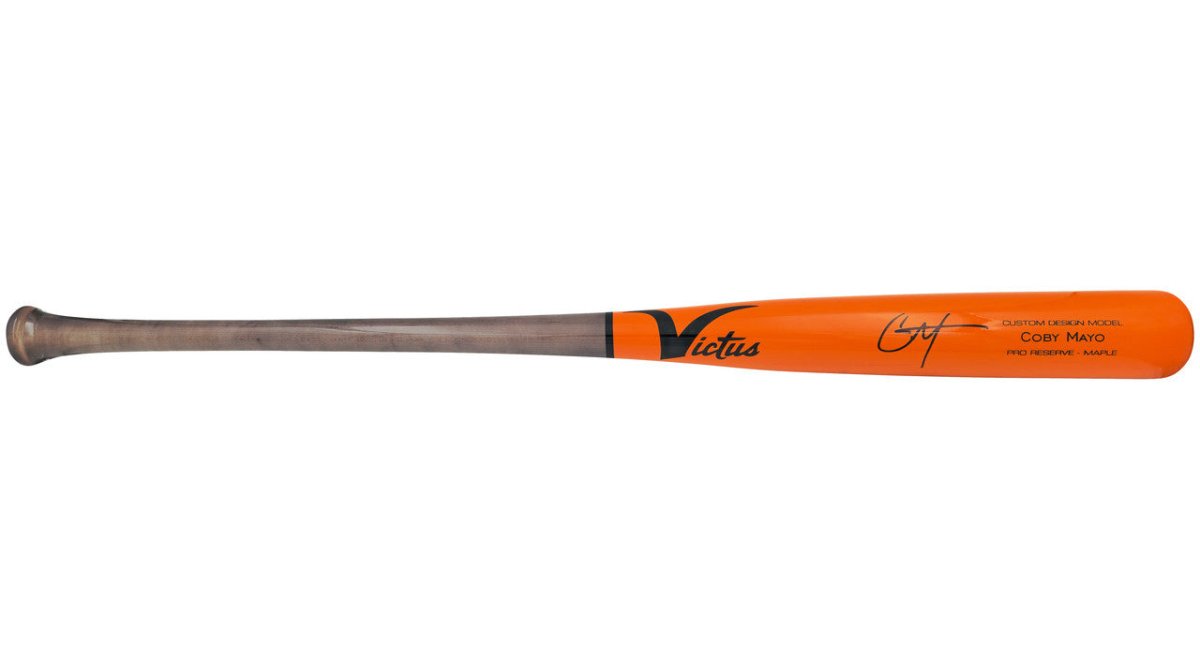 Coby Mayo Baltimore Orioles Signed Victus Player Model Baseball Bat BAS - Sports Integrity