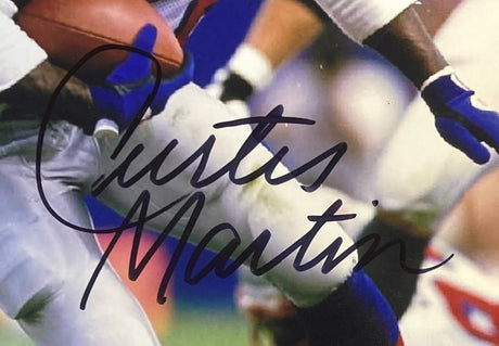 Curtis Martin Signed 11x14 New England Patriots Photo BAS - Sports Integrity